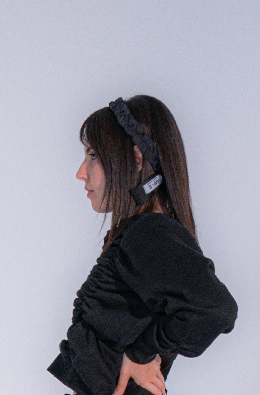 Ishtar Small Headband Black